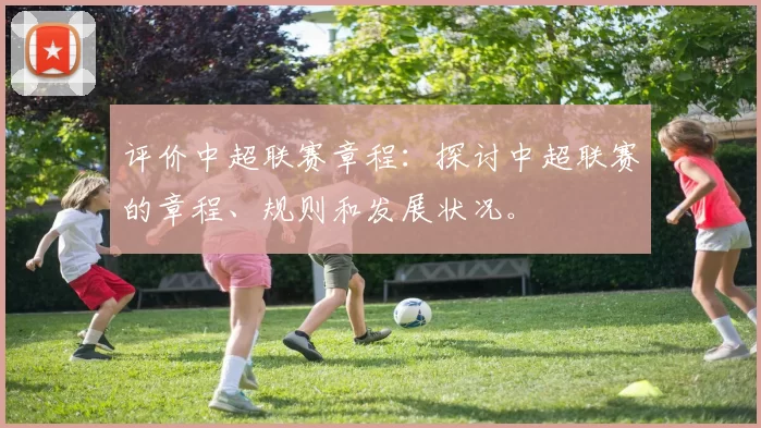 评价中超联赛章程：探讨中超联赛的章程、规则和发展状况。