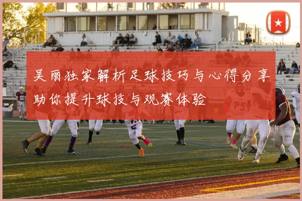 吴丽独家解析足球技巧与心得分享助你提升球技与观赛体验